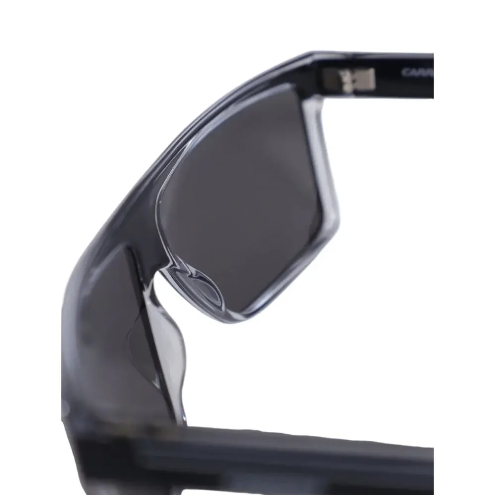 Carrera Men's Square Lightweight Sunglasses - Black Crystal/Grey Polarized - NWT